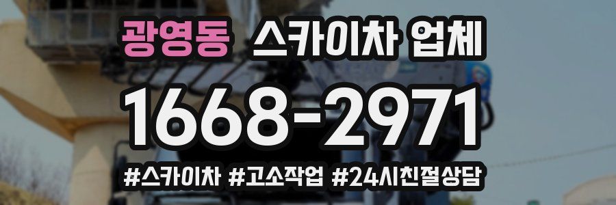 광영동 스카이차 업체