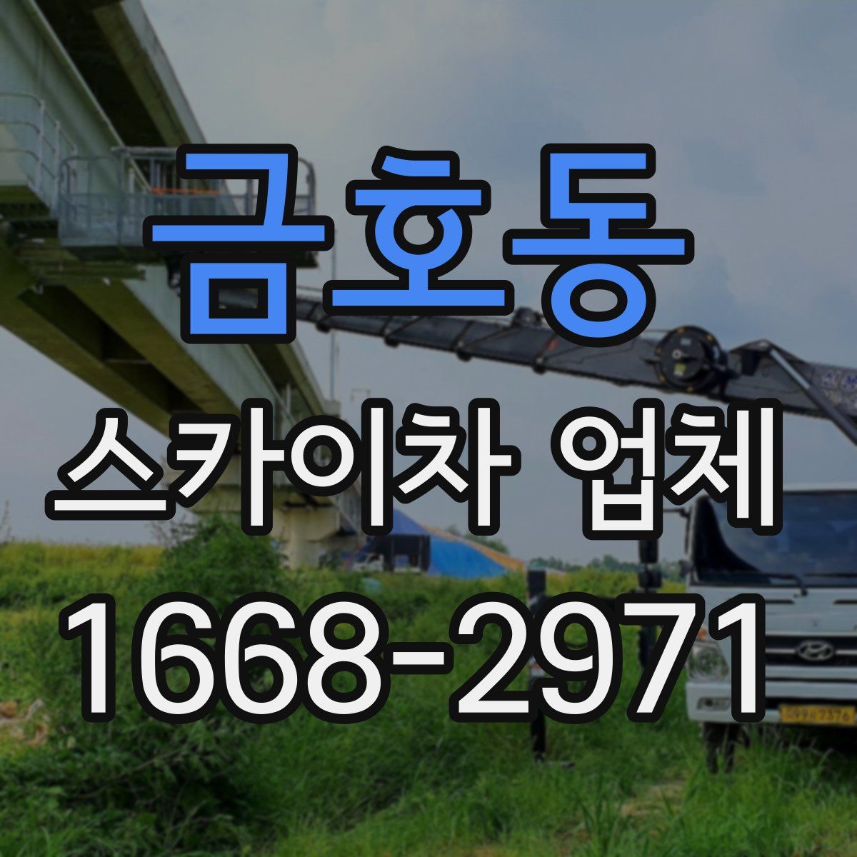 금호동 스카이차 업체