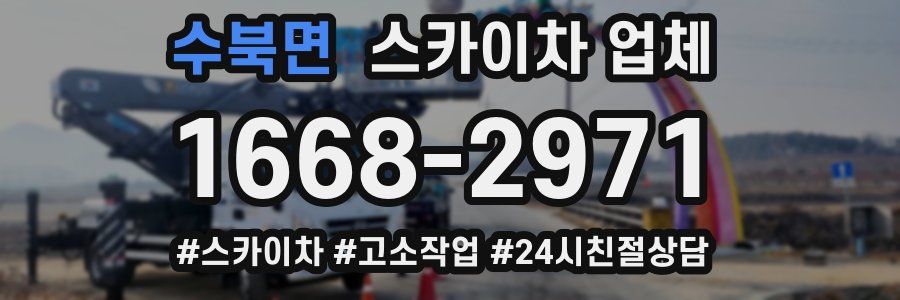수북면 스카이차 업체