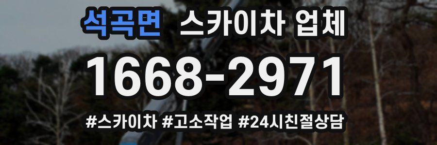 석곡면 스카이차 업체