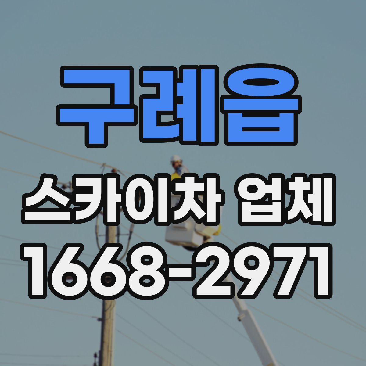 구례읍 스카이차 업체