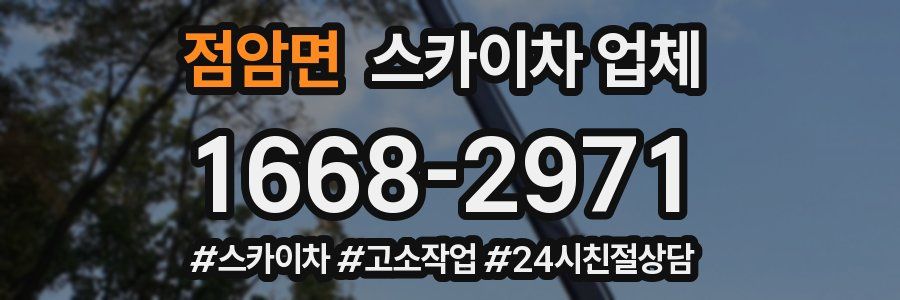점암면 스카이차 업체