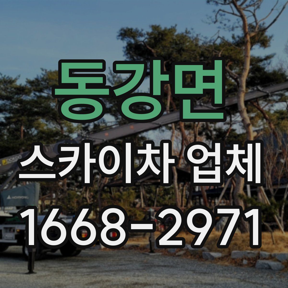 동강면 스카이차 업체