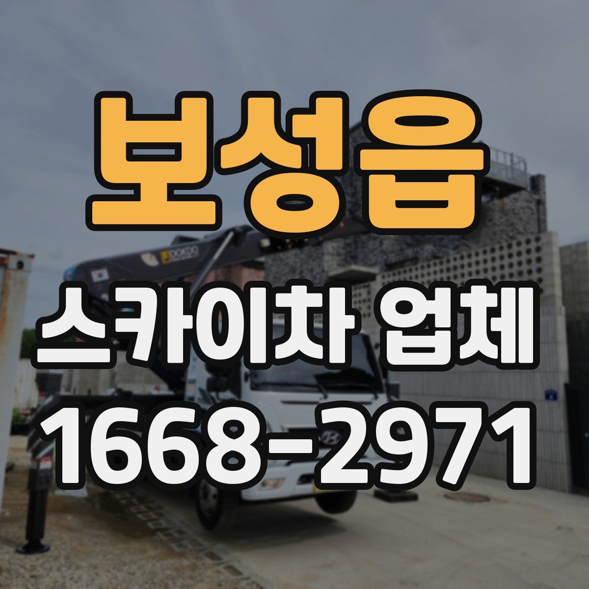 보성읍 스카이차 업체