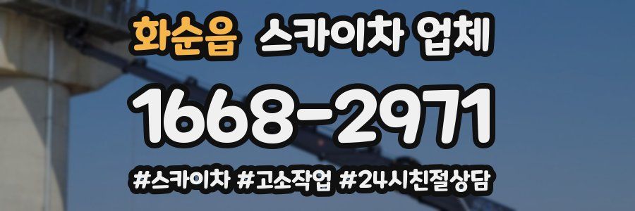 화순읍 스카이차 업체