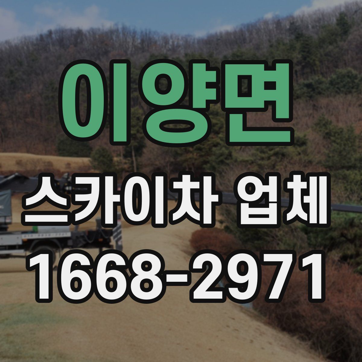 이양면 스카이차 업체