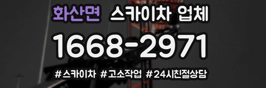 화산면 스카이차 업체