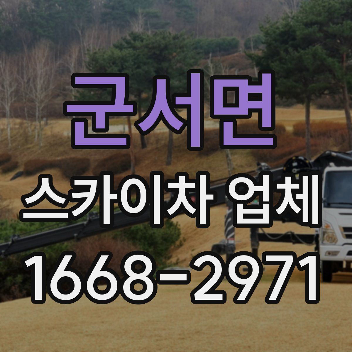군서면 스카이차 업체
