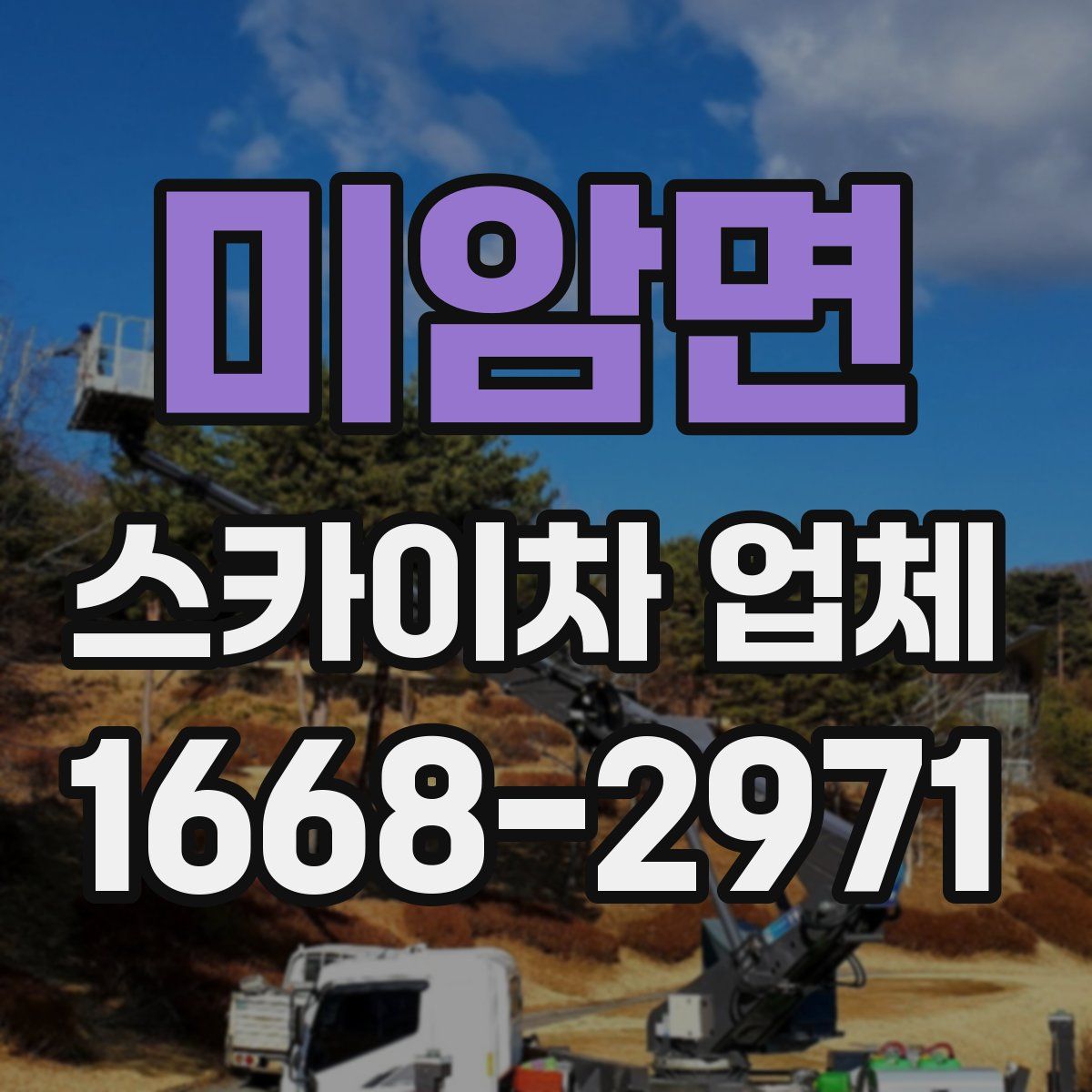 미암면 스카이차 업체