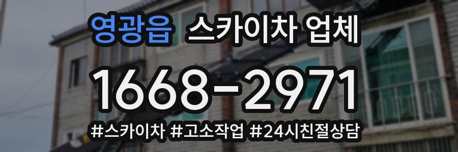 영광읍 스카이차 업체