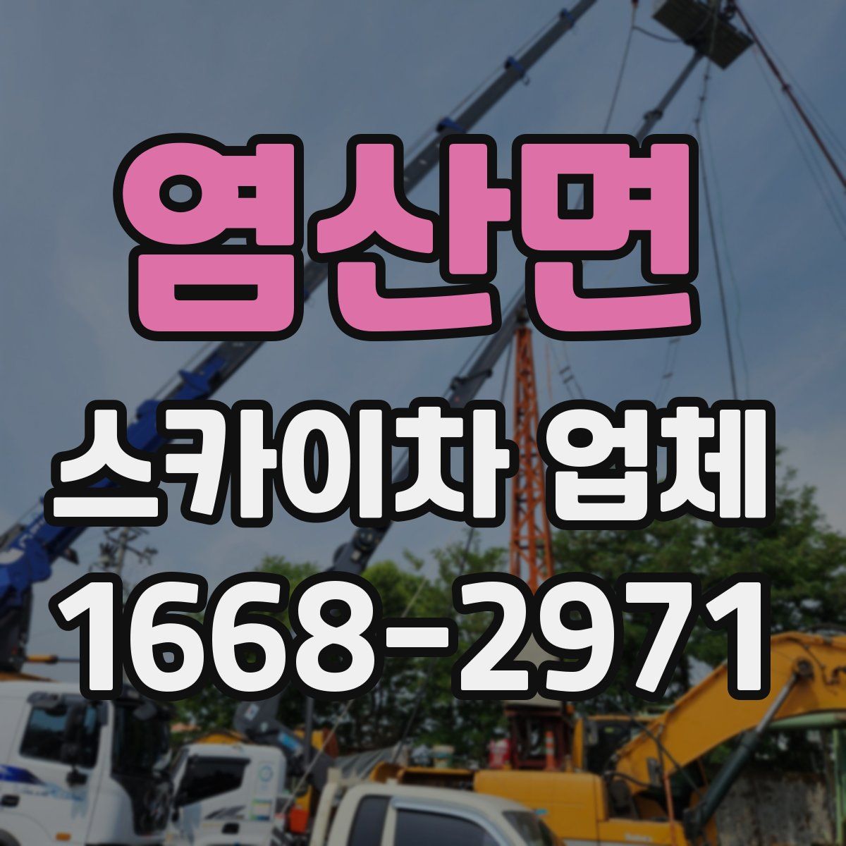 염산면 스카이차 업체
