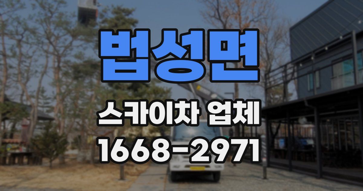 법성면 스카이차 업체