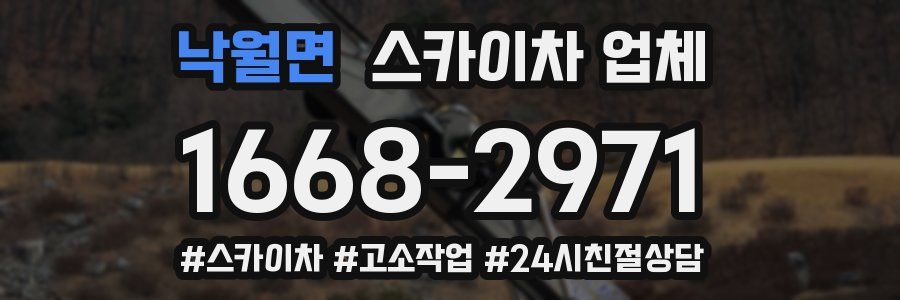 낙월면 스카이차 업체