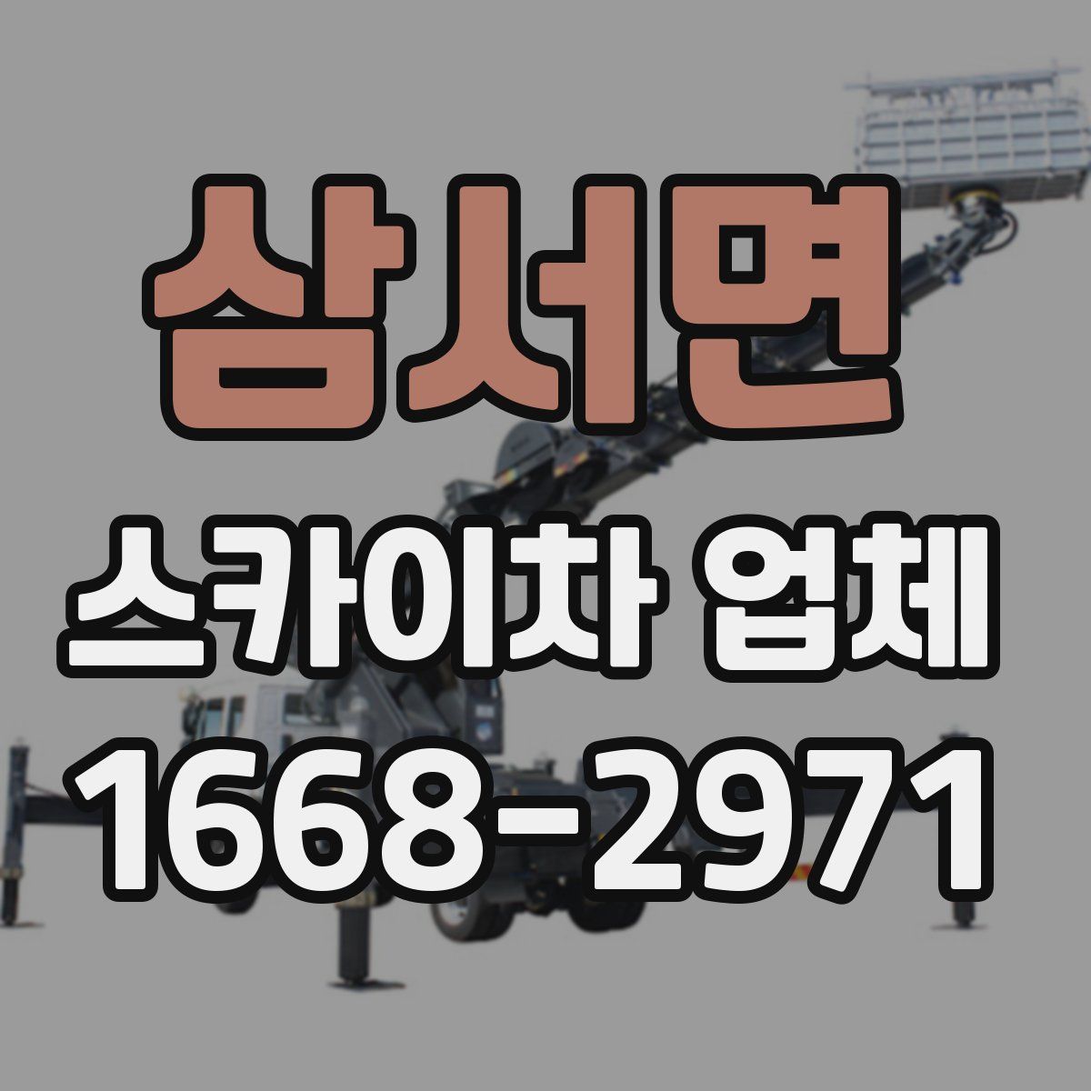 삼서면 스카이차 업체