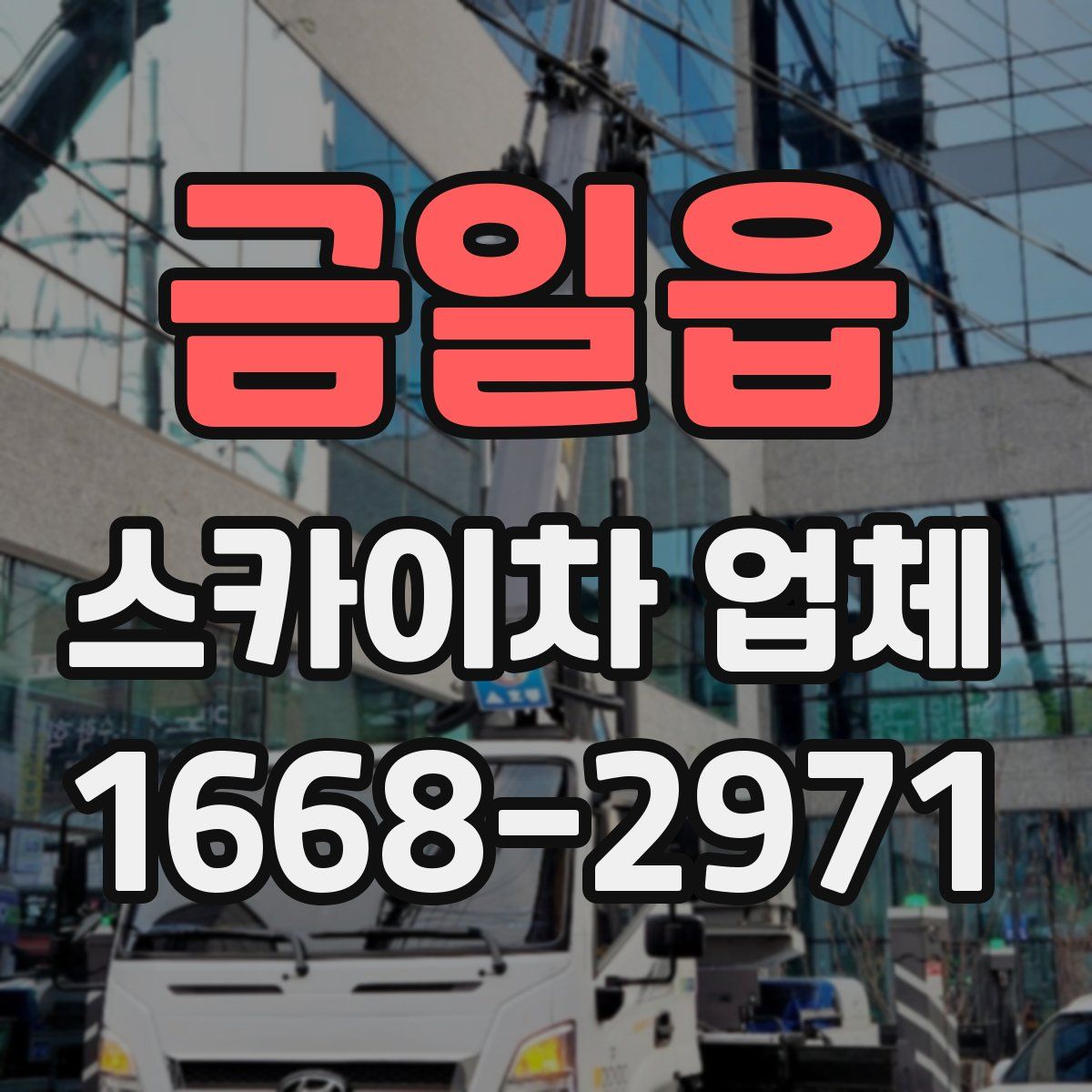 금일읍 스카이차 업체