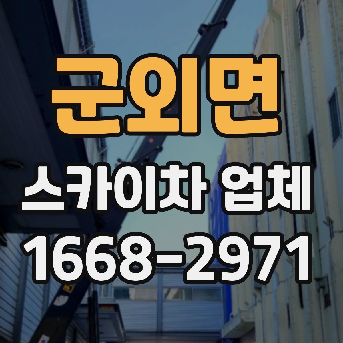 군외면 스카이차 업체
