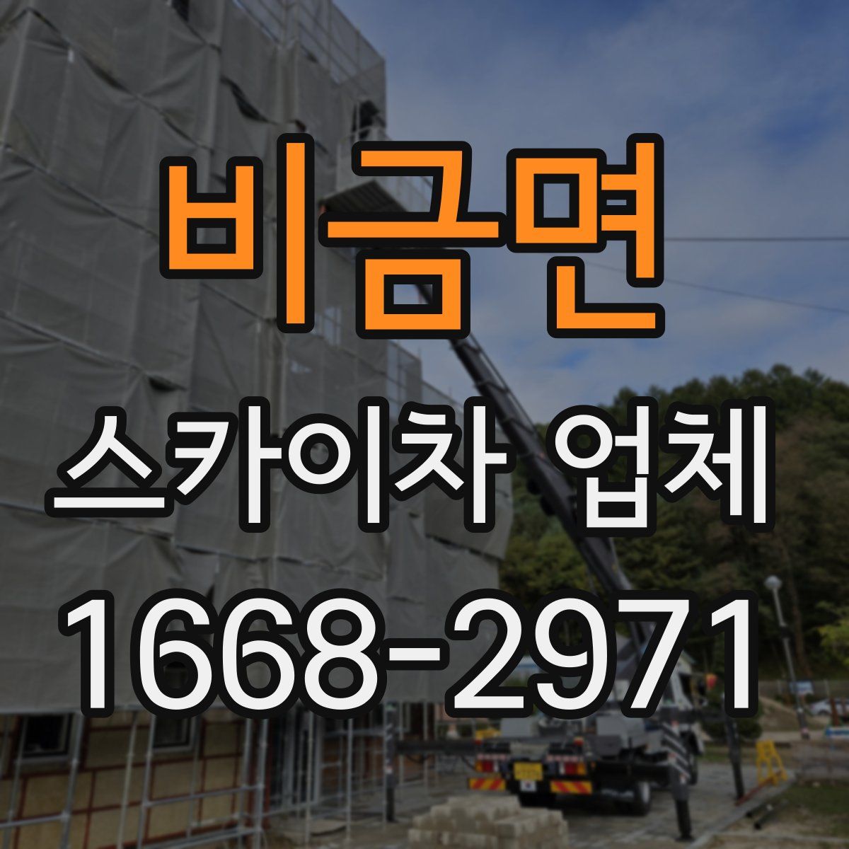 비금면 스카이차 업체