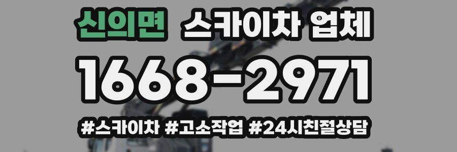 신의면 스카이차 업체