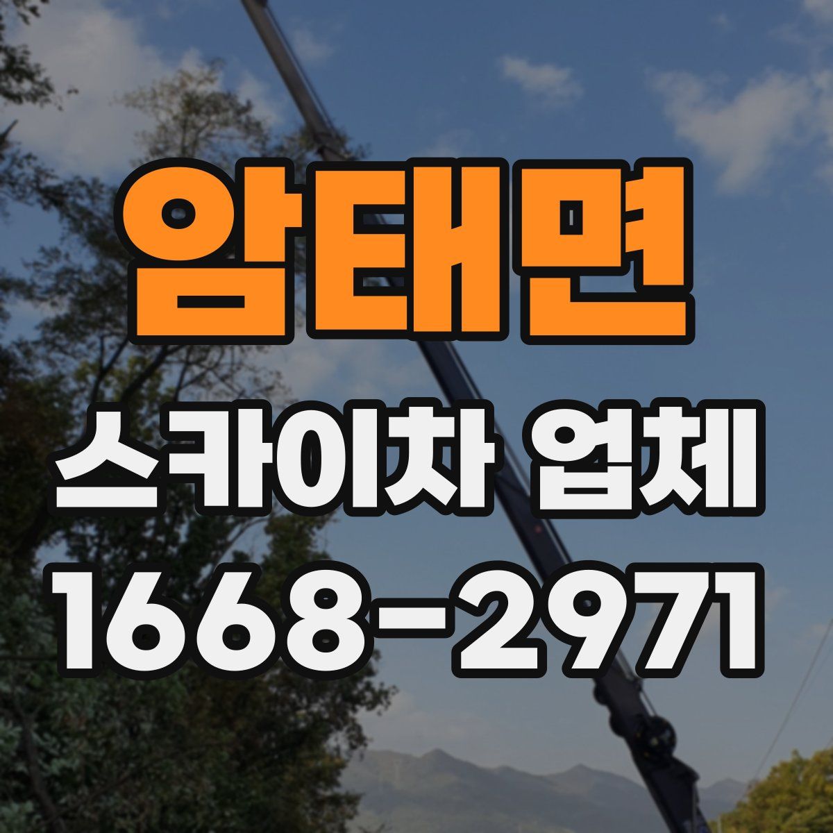 암태면 스카이차 업체