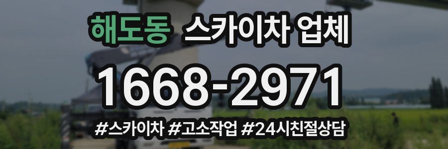 해도동 스카이차 업체
