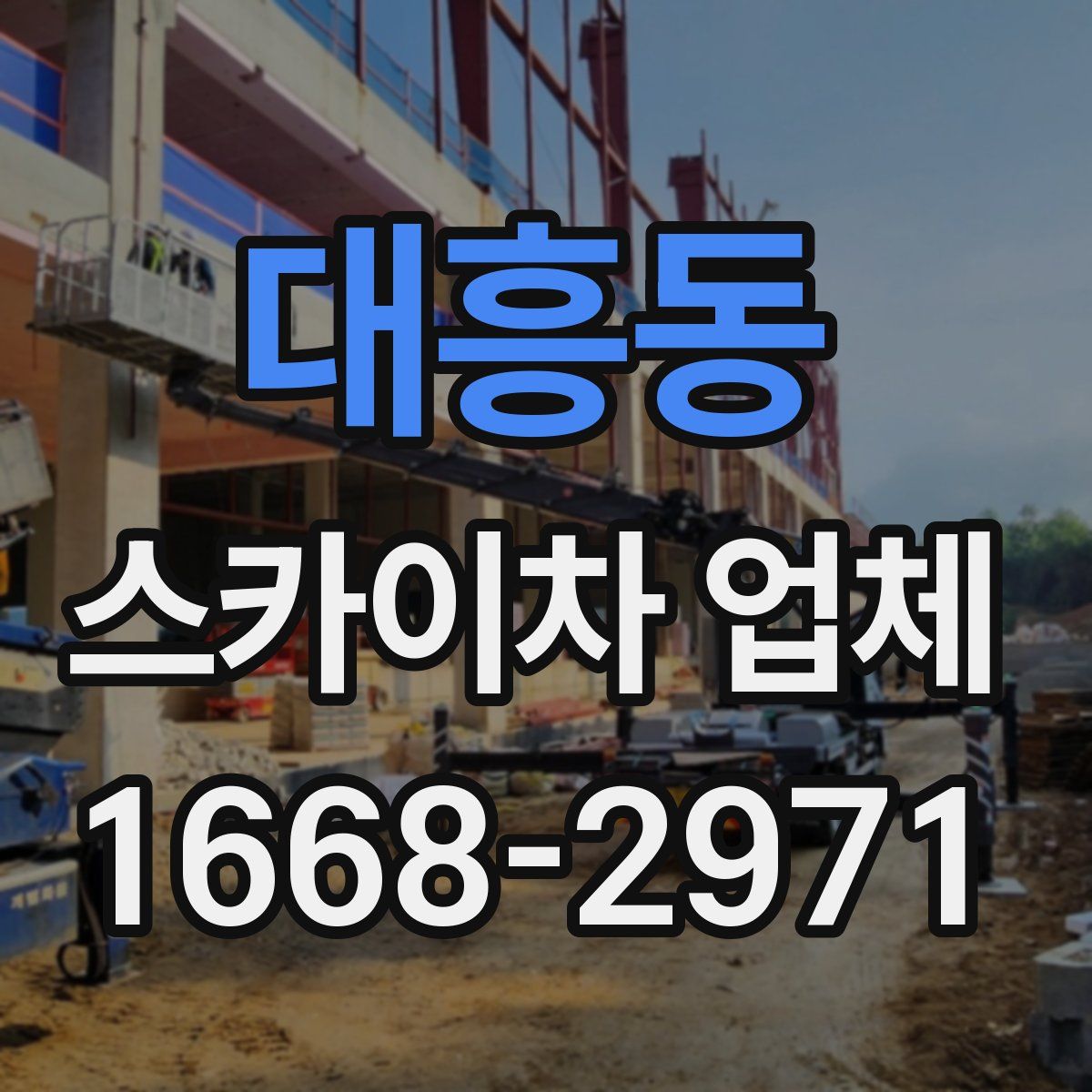 대흥동 스카이차 업체