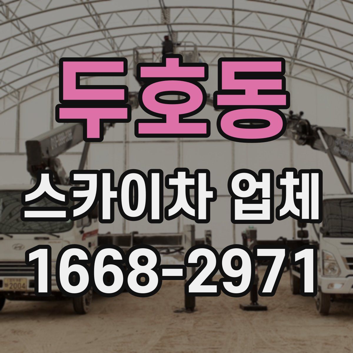 두호동 스카이차 업체