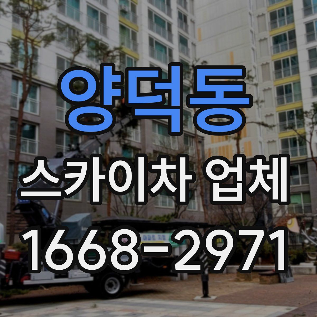 양덕동 스카이차 업체