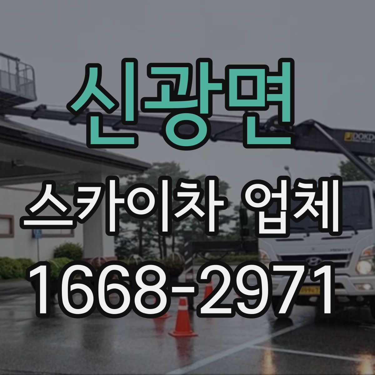 신광면 스카이차 업체