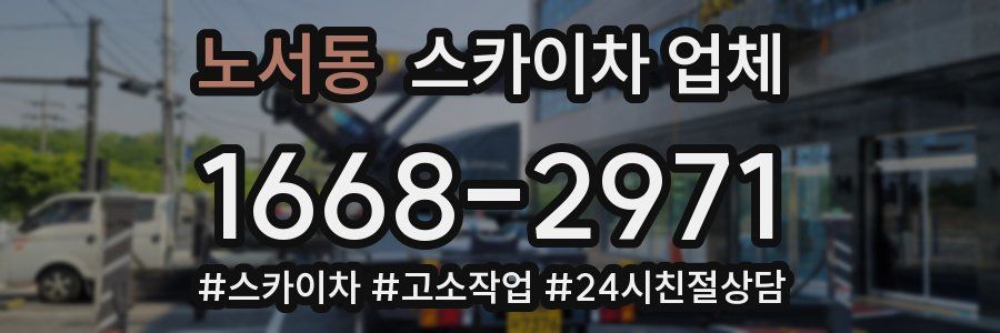 노서동 스카이차 업체