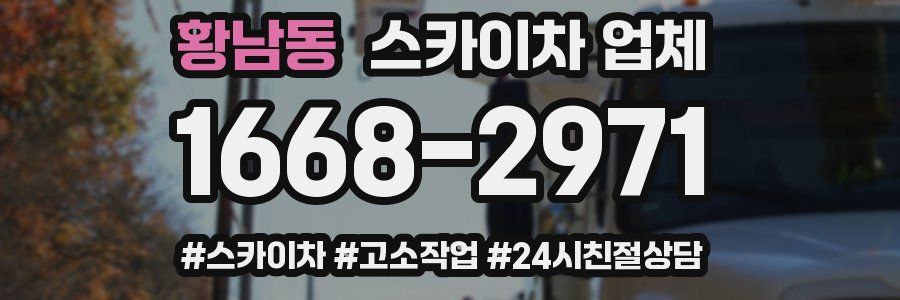 황남동 스카이차 업체