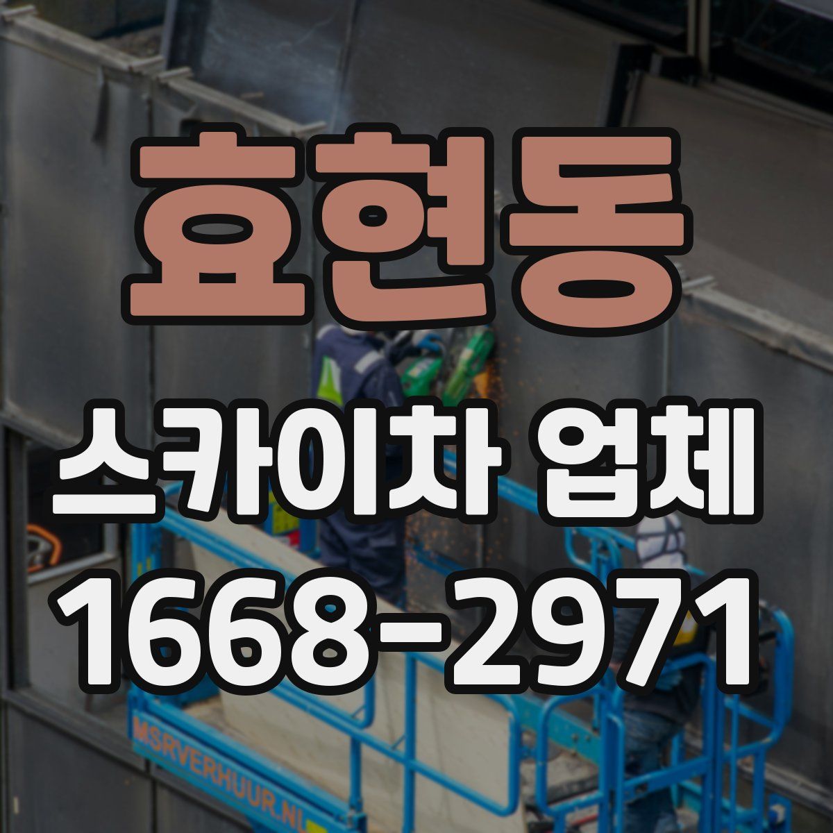 효현동 스카이차 업체