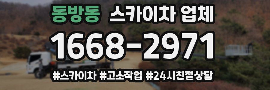 동방동 스카이차 업체