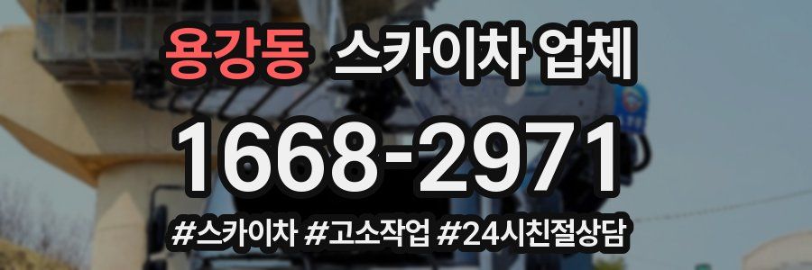 용강동 스카이차 업체