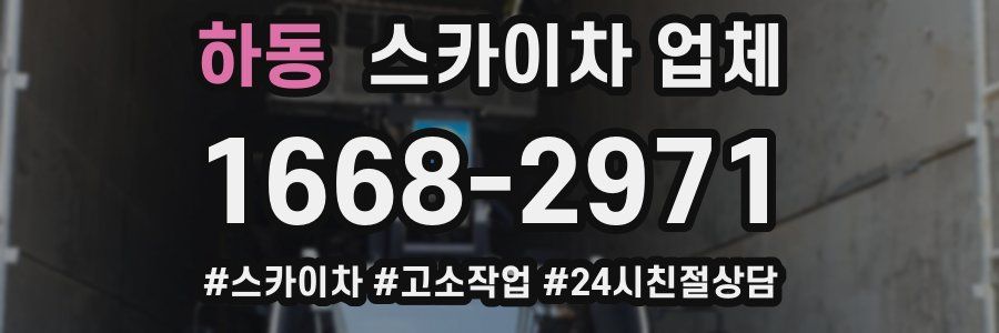 하동 스카이차 업체