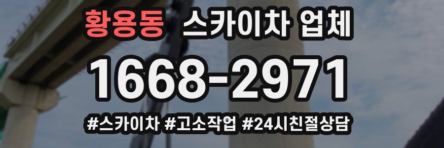 황용동 스카이차 업체