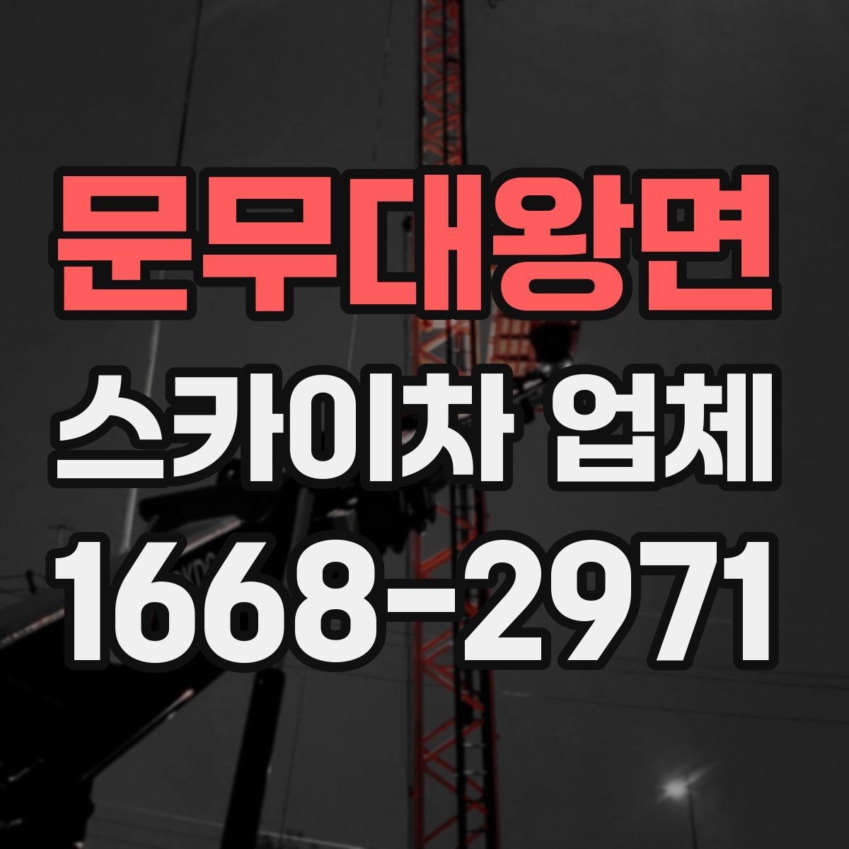 문무대왕면 스카이차 업체