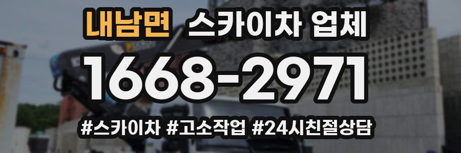 내남면 스카이차 업체