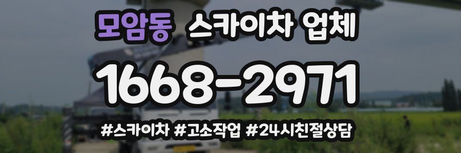 모암동 스카이차 업체