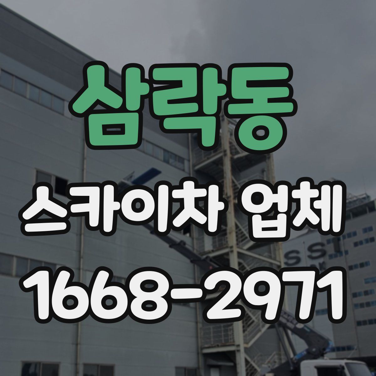 삼락동 스카이차 업체