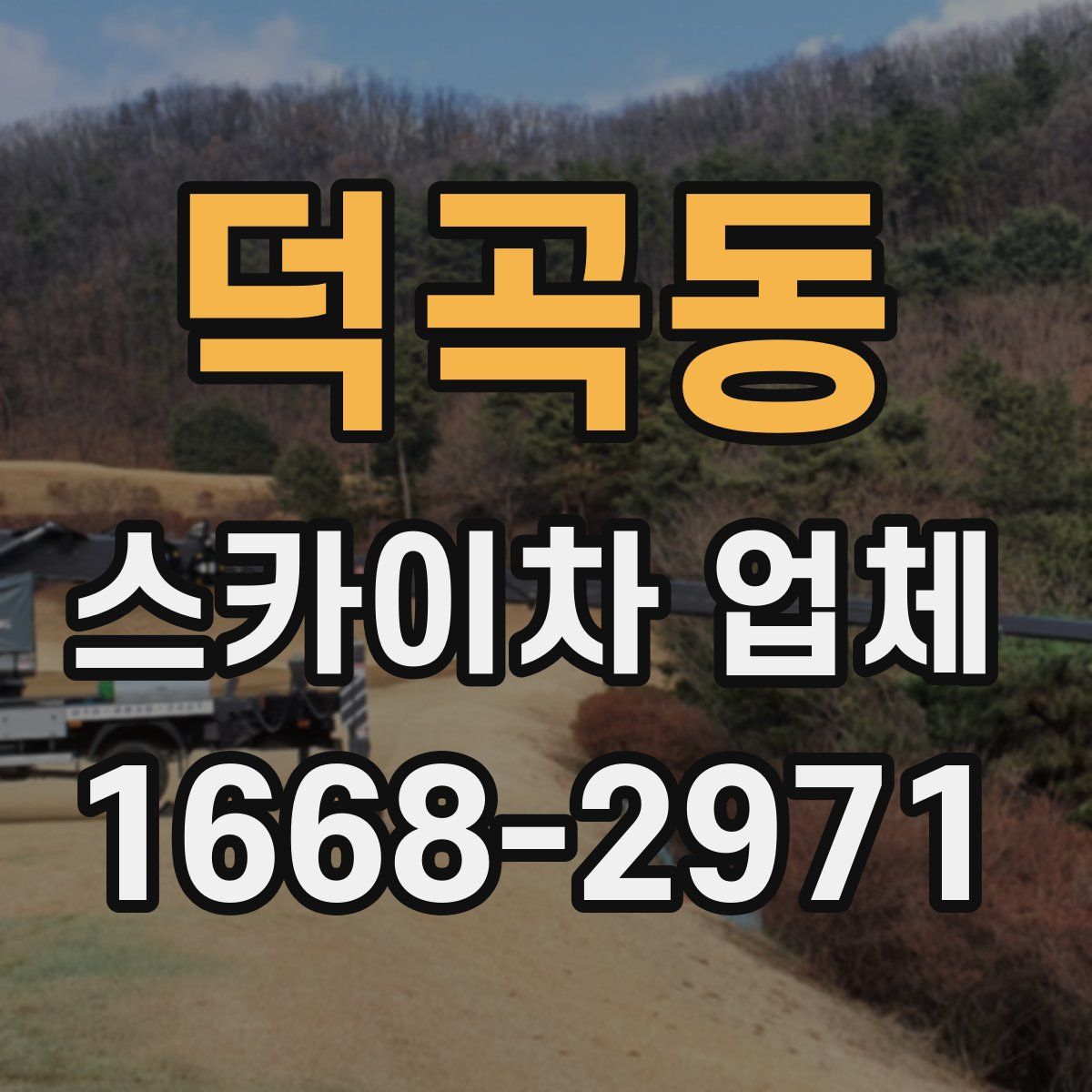 덕곡동 스카이차 업체