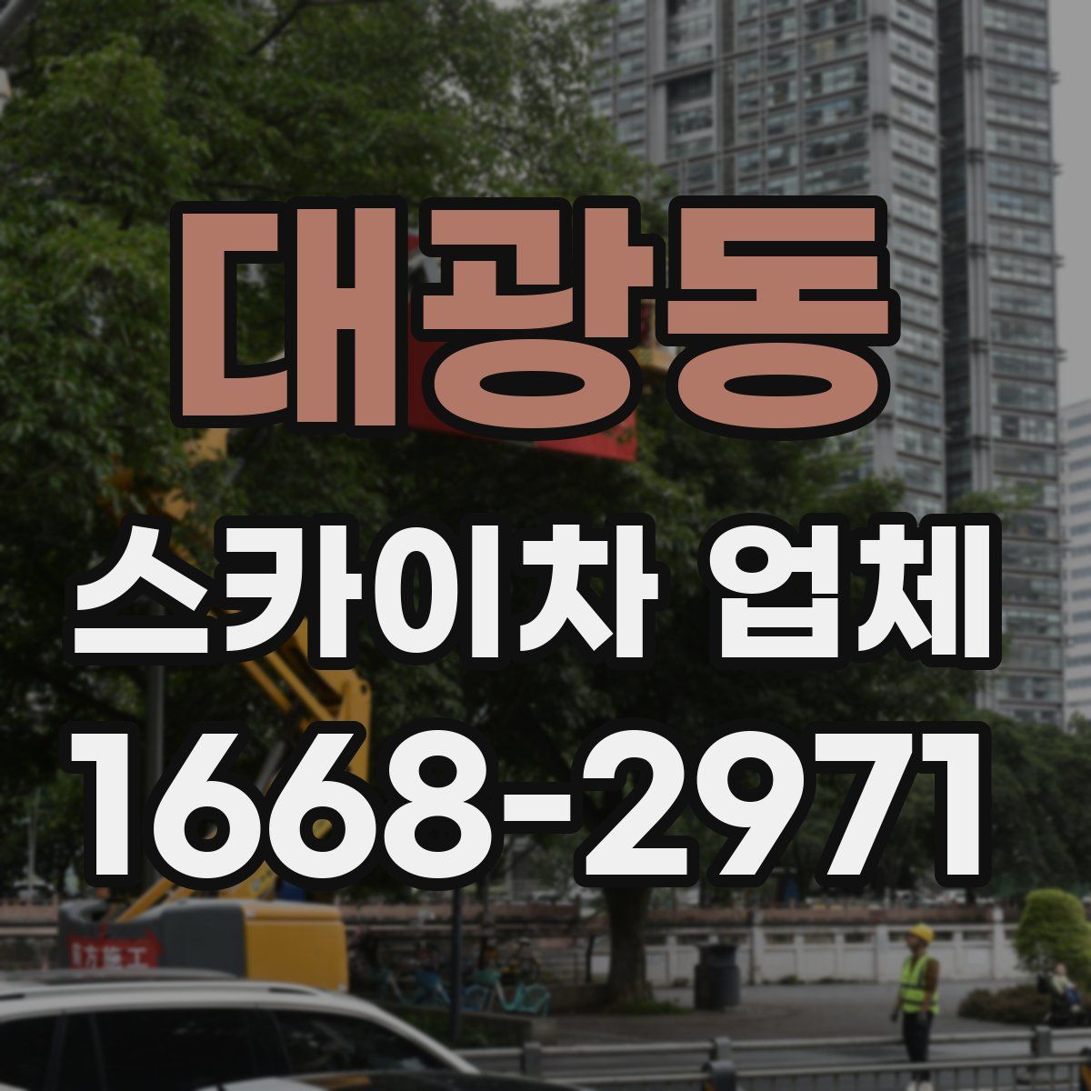 대광동 스카이차 업체