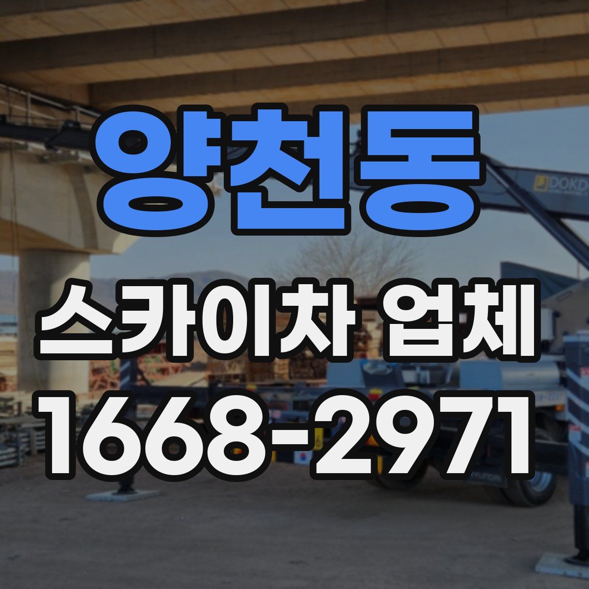 양천동 스카이차 업체
