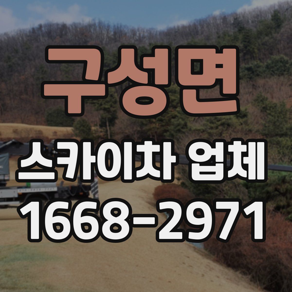 구성면 스카이차 업체