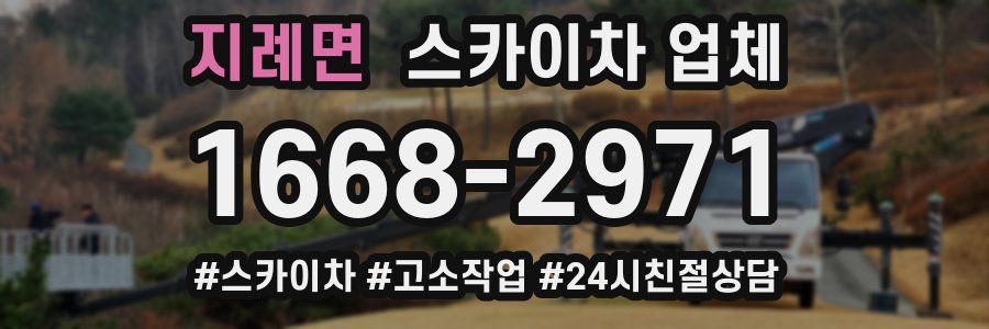 지례면 스카이차 업체
