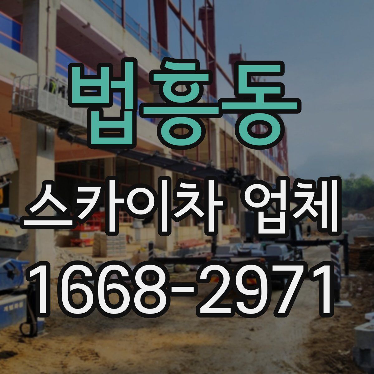 법흥동 스카이차 업체