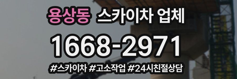 용상동 스카이차 업체