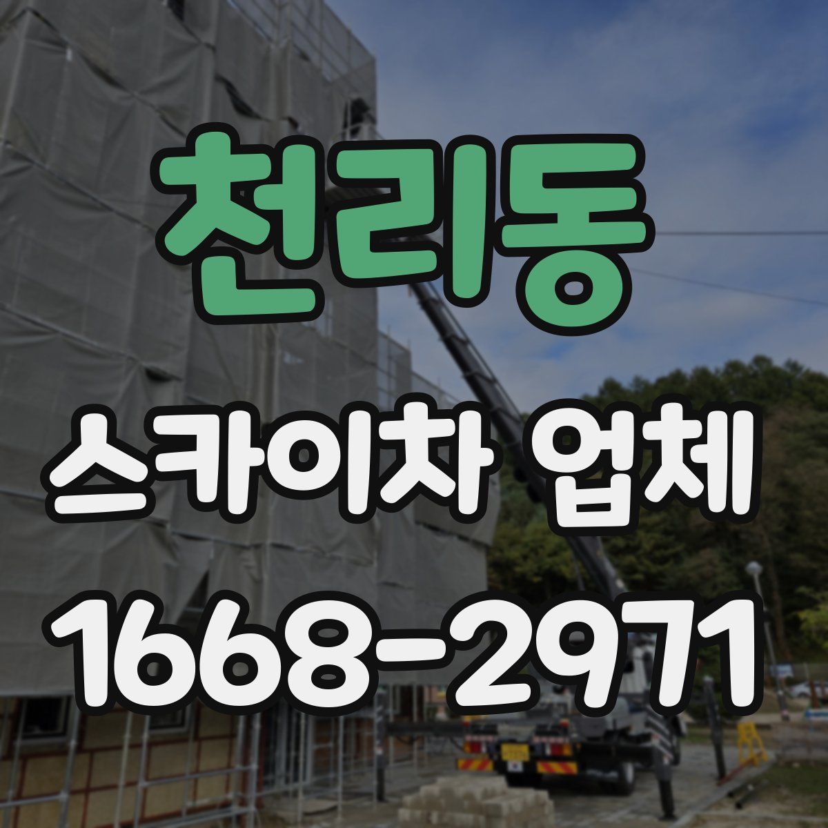 천리동 스카이차 업체
