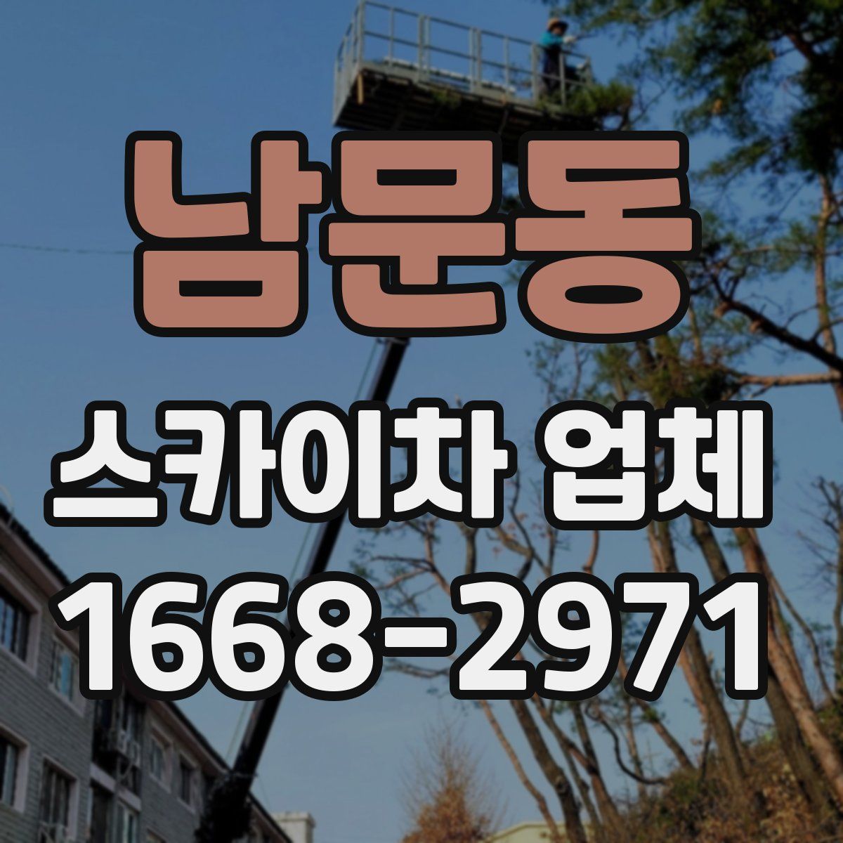 남문동 스카이차 업체