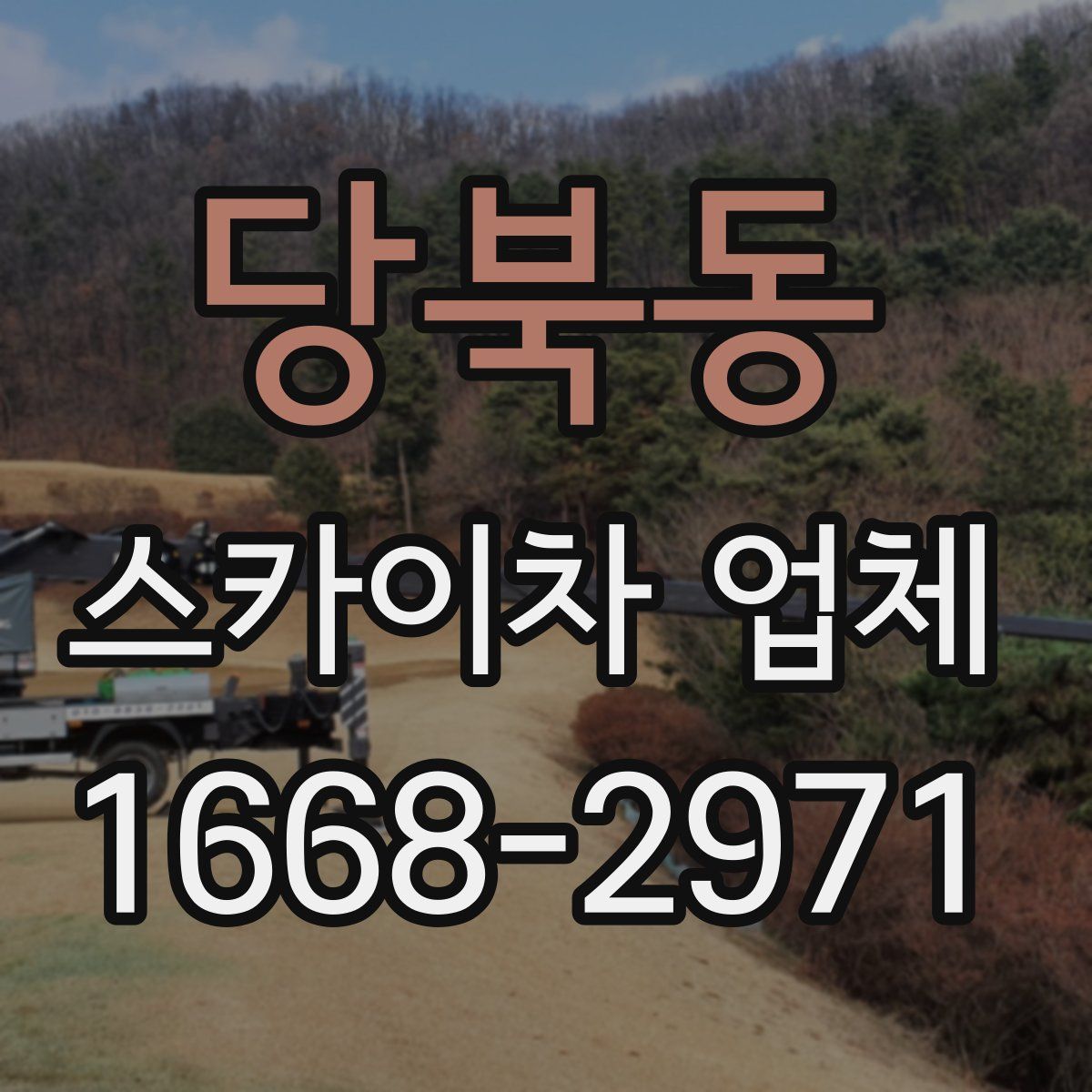 당북동 스카이차 업체