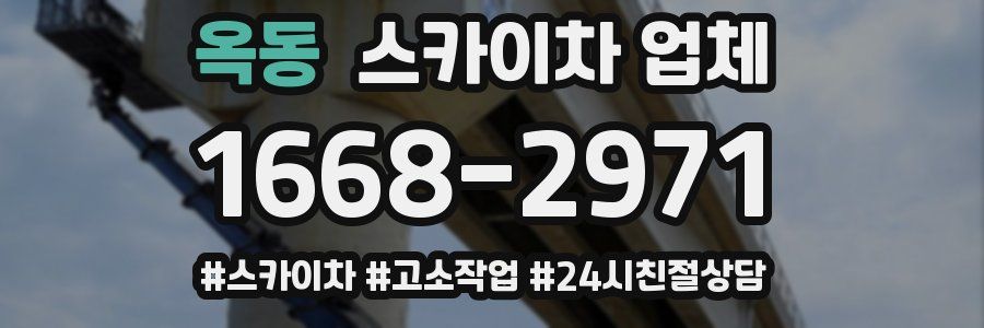 옥동 스카이차 업체
